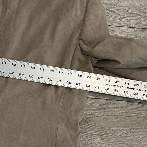 Christian Dior Suede Blazer Mens 40L Suit Jacket Sport Coat 2 Two Button Tan - Picture 10 of 12